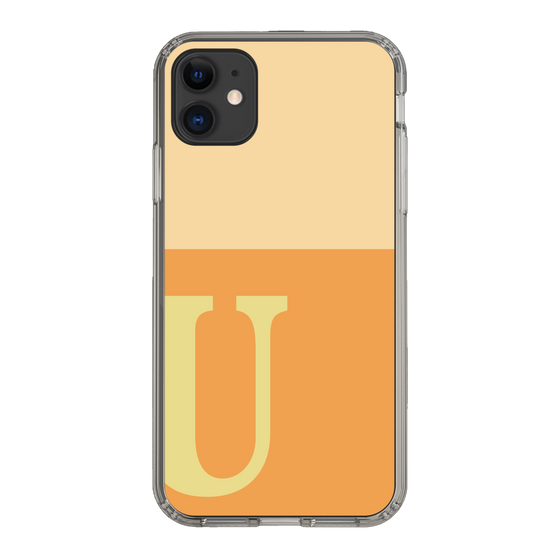 Slim Protection Case［ Original - initial two tone - U orange ］