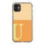 Slim Protection Case［ Original - initial two tone - U orange ］