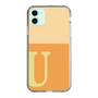 Slim Protection Case［ Original - initial two tone - U orange ］