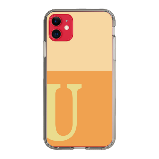 Slim Protection Case［ Original - initial two tone - U orange ］