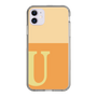 Slim Protection Case［ Original - initial two tone - U orange ］
