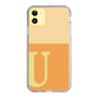 Slim Protection Case［ Original - initial two tone - U orange ］