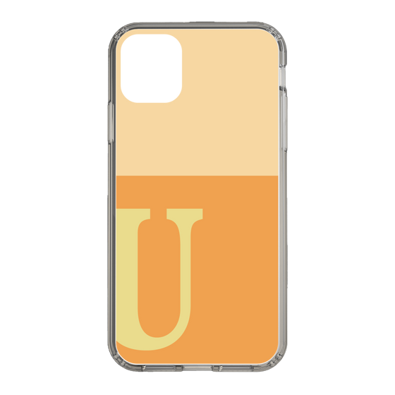 Slim Protection Case［ Original - initial two tone - U orange ］