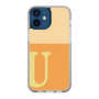 Slim Protection Case［ Original - initial two tone - U orange ］