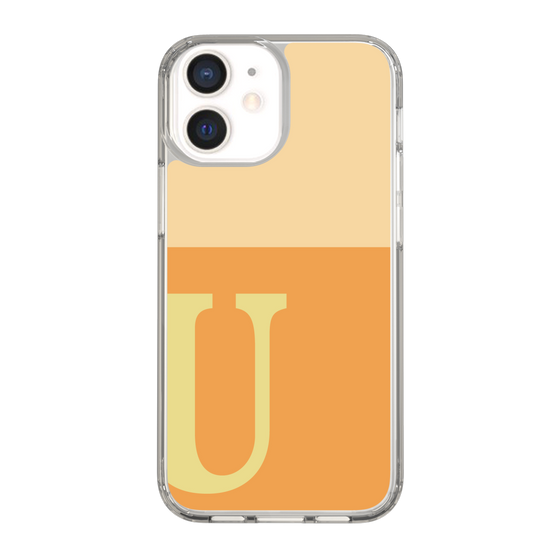 Slim Protection Case［ Original - initial two tone - U orange ］