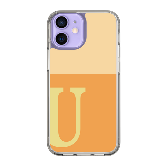 Slim Protection Case［ Original - initial two tone - U orange ］