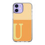 Slim Protection Case［ Original - initial two tone - U orange ］