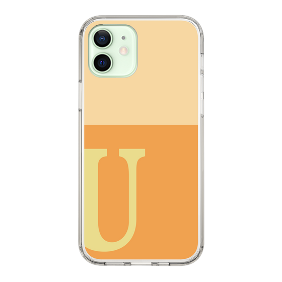 Slim Protection Case［ Original - initial two tone - U orange ］