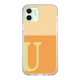 Slim Protection Case［ Original - initial two tone - U orange ］