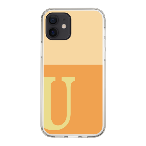 Slim Protection Case［ Original - initial two tone - U orange ］