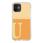 Slim Protection Case［ Original - initial two tone - U orange ］