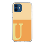 Slim Protection Case［ Original - initial two tone - U orange ］