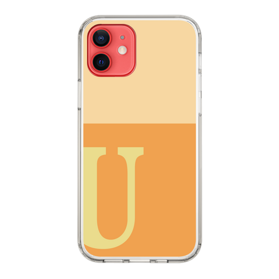 Slim Protection Case［ Original - initial two tone - U orange ］