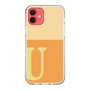 Slim Protection Case［ Original - initial two tone - U orange ］