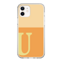 Slim Protection Case［ Original - initial two tone - U orange ］