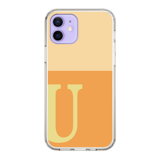 Slim Protection Case［ Original - initial two tone - U orange ］