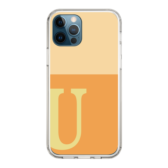 Slim Protection Case［ Original - initial two tone - U orange ］