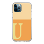 Slim Protection Case［ Original - initial two tone - U orange ］