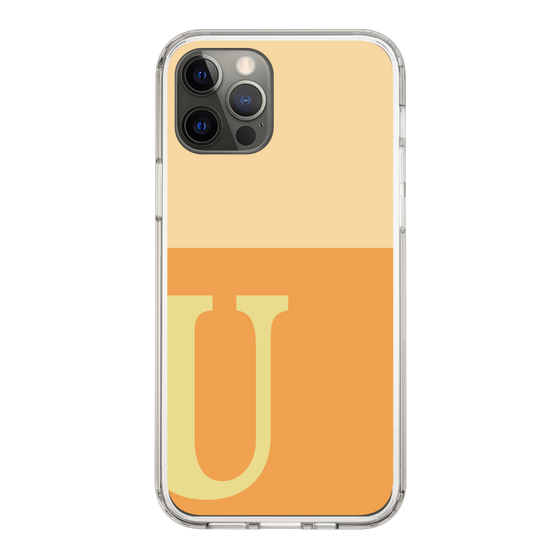Slim Protection Case［ Original - initial two tone - U orange ］