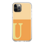 Slim Protection Case［ Original - initial two tone - U orange ］