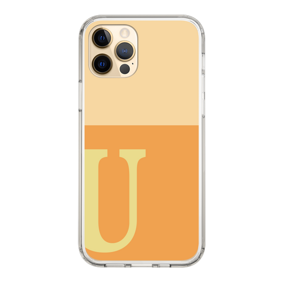 Slim Protection Case［ Original - initial two tone - U orange ］