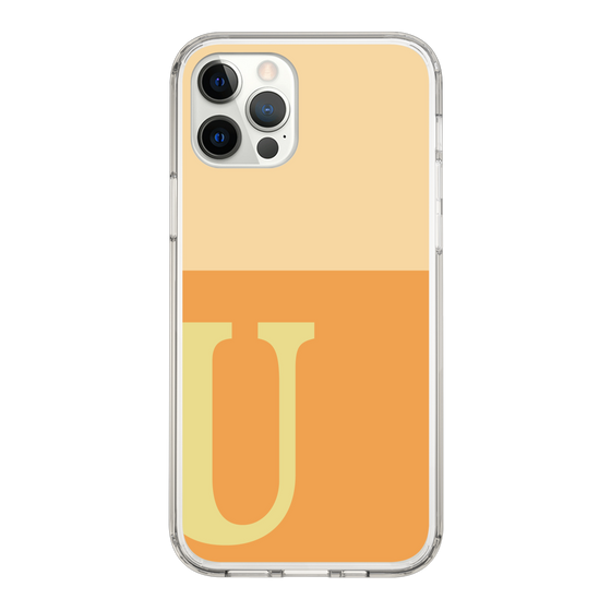 Slim Protection Case［ Original - initial two tone - U orange ］