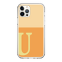 Slim Protection Case［ Original - initial two tone - U orange ］