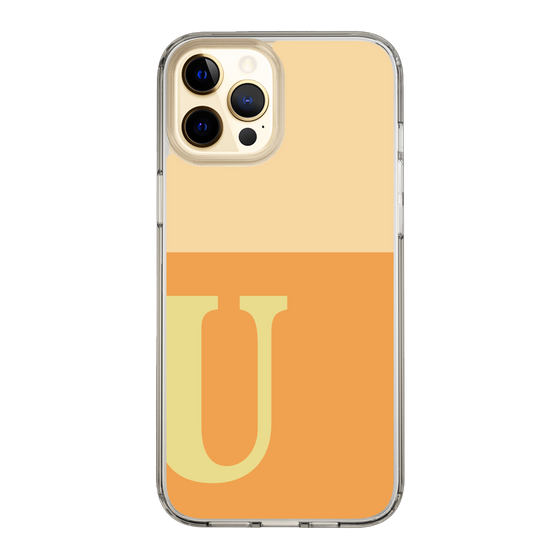 Slim Protection Case［ Original - initial two tone - U orange ］