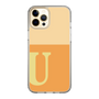 Slim Protection Case［ Original - initial two tone - U orange ］
