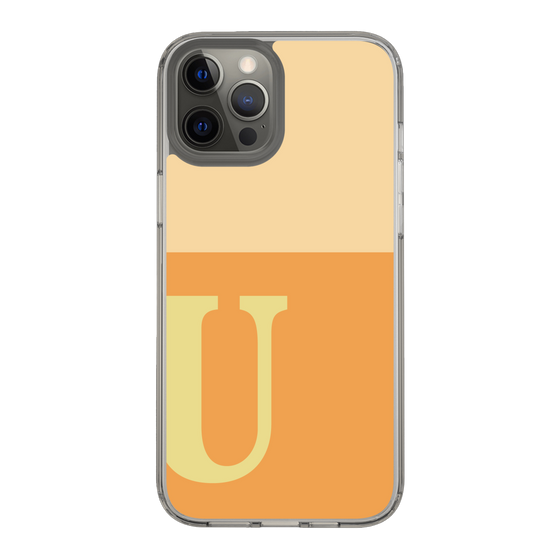 Slim Protection Case［ Original - initial two tone - U orange ］