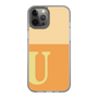 Slim Protection Case［ Original - initial two tone - U orange ］