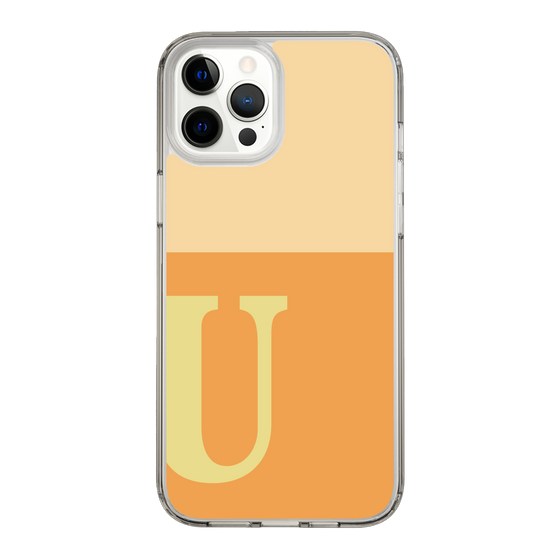 Slim Protection Case［ Original - initial two tone - U orange ］