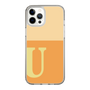 Slim Protection Case［ Original - initial two tone - U orange ］