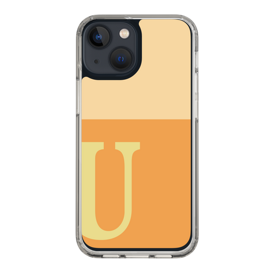 Slim Protection Case［ Original - initial two tone - U orange ］