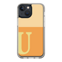 Slim Protection Case［ Original - initial two tone - U orange ］