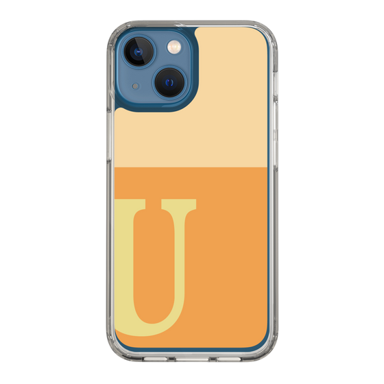 Slim Protection Case［ Original - initial two tone - U orange ］