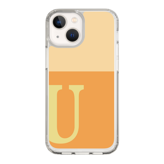 Slim Protection Case［ Original - initial two tone - U orange ］