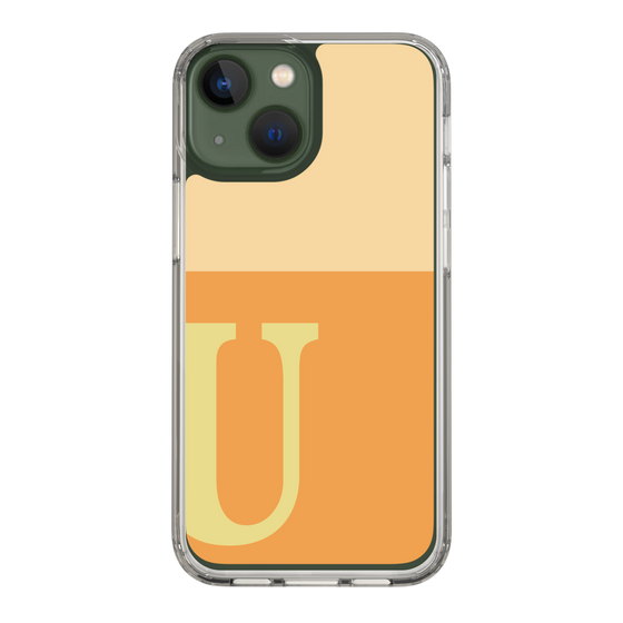 Slim Protection Case［ Original - initial two tone - U orange ］