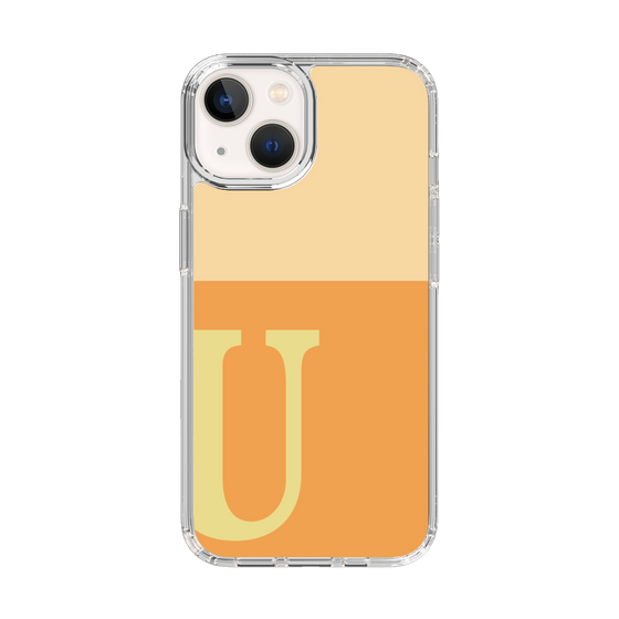 Slim Protection Case［ Original - initial two tone - U orange ］