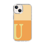 Slim Protection Case［ Original - initial two tone - U orange ］