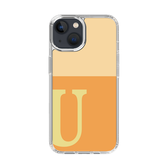 Slim Protection Case［ Original - initial two tone - U orange ］