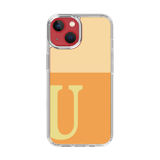 Slim Protection Case［ Original - initial two tone - U orange ］