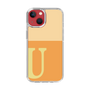 Slim Protection Case［ Original - initial two tone - U orange ］