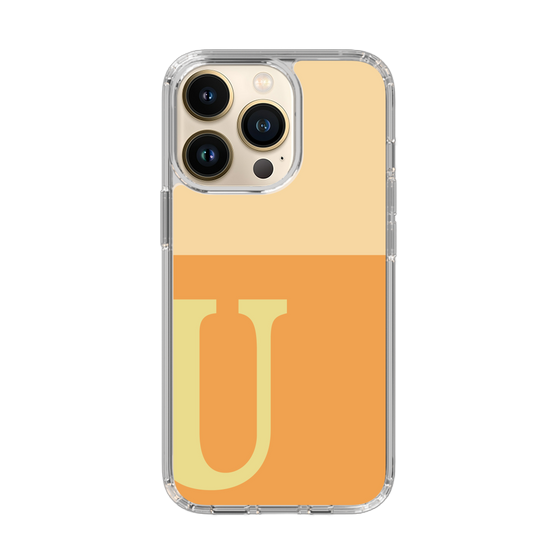 Slim Protection Case［ Original - initial two tone - U orange ］