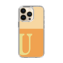Slim Protection Case［ Original - initial two tone - U orange ］