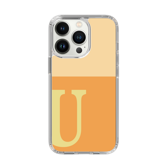 Slim Protection Case［ Original - initial two tone - U orange ］