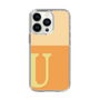 Slim Protection Case［ Original - initial two tone - U orange ］