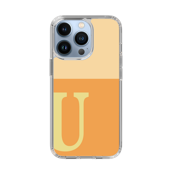 Slim Protection Case［ Original - initial two tone - U orange ］