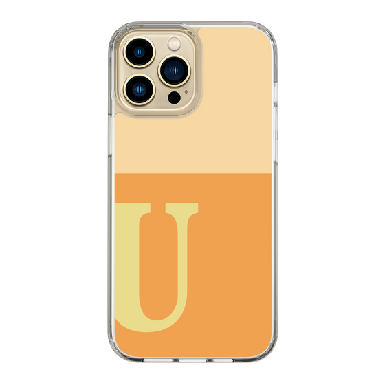 Slim Protection Case［ Original - initial two tone - U orange ］