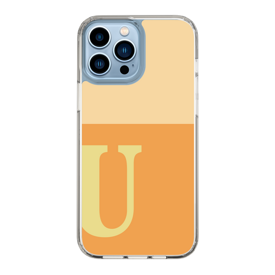 Slim Protection Case［ Original - initial two tone - U orange ］